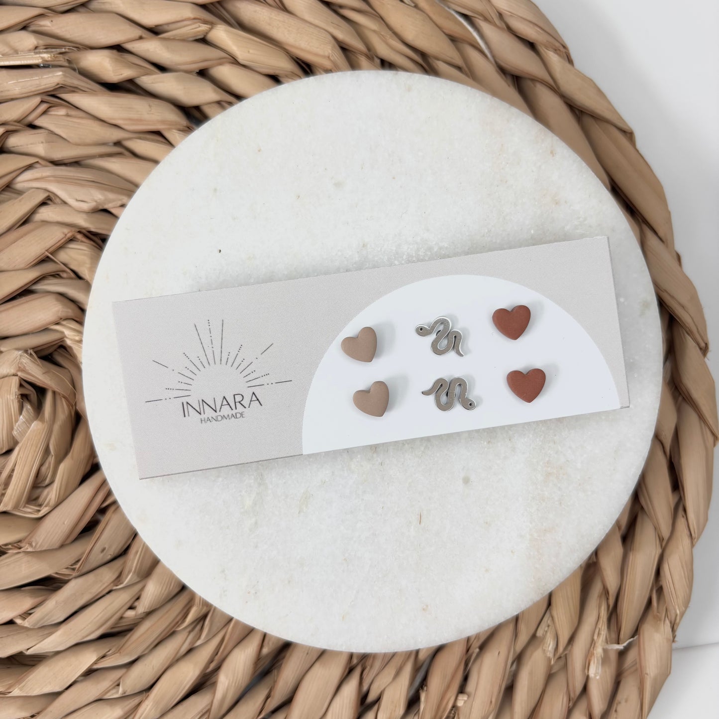 Snake Hearts Pack - Silver