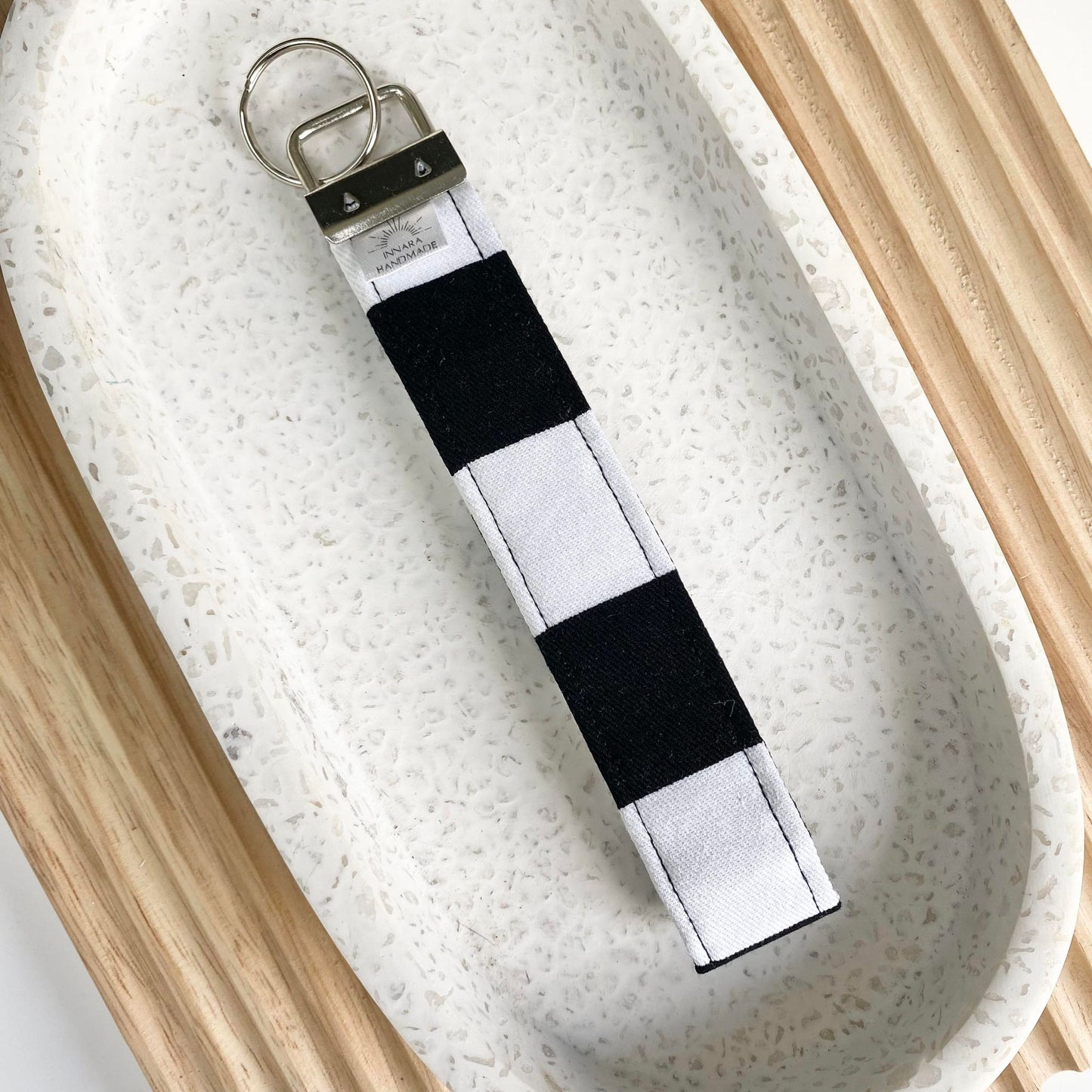 Wristlet - B&W Checkered