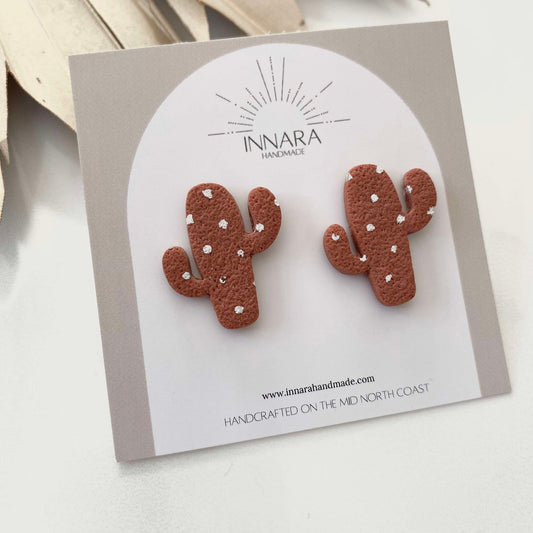 Spotty Cactus Stud - Rust Sandstone