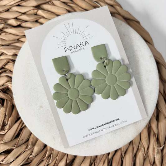 Sage Flower Dangles