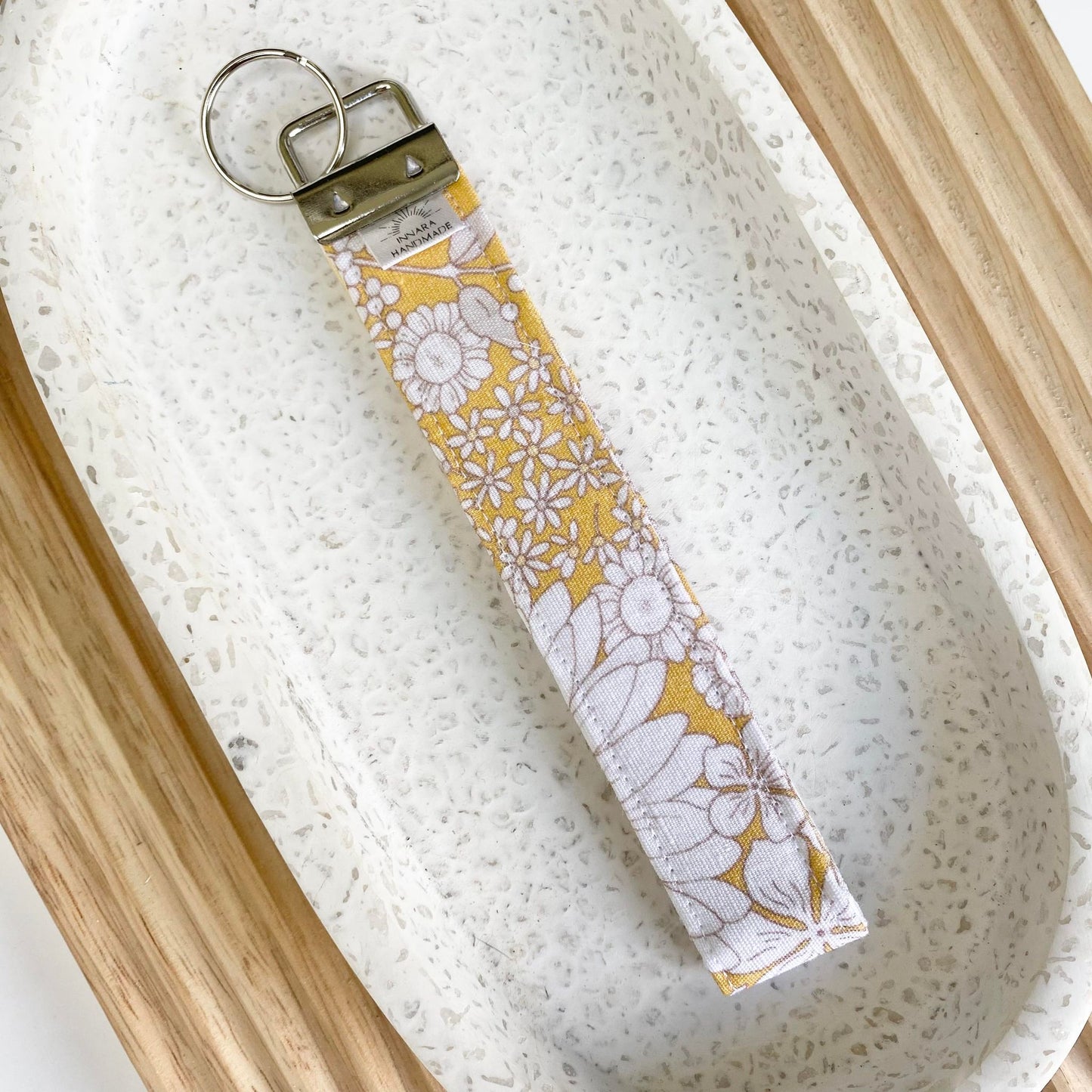 Wristlet - Yellow Floral